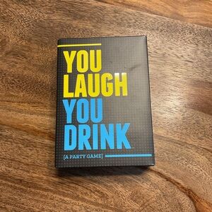 You Laugh You Drink card game. Used once
